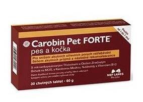 Carobin Pet Forte pro psy a kočky 30tbl | Pupíky CZ