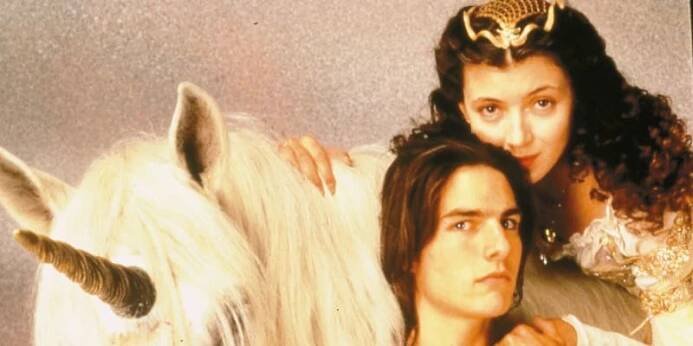 Tom Cruise a Mia Sara ve filmu Legenda (1985)