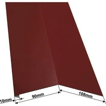 Okapnice Precit Roof bez vodní drážky 2000 mm 3009 oxidovaná červená