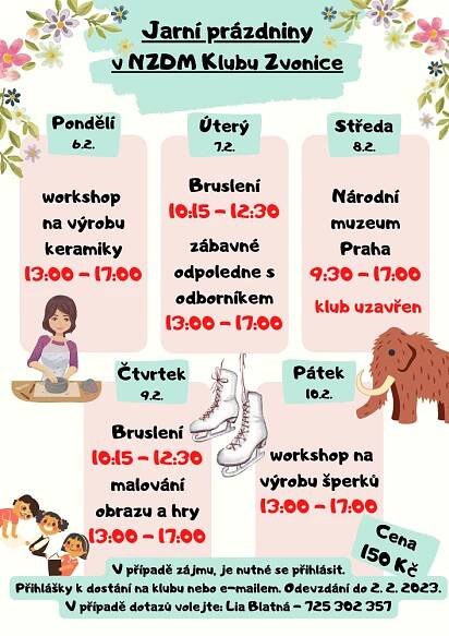 Jarní prázdniny v NZDM Klubu Zvonice Poděbrady - LECCOS, z. s.