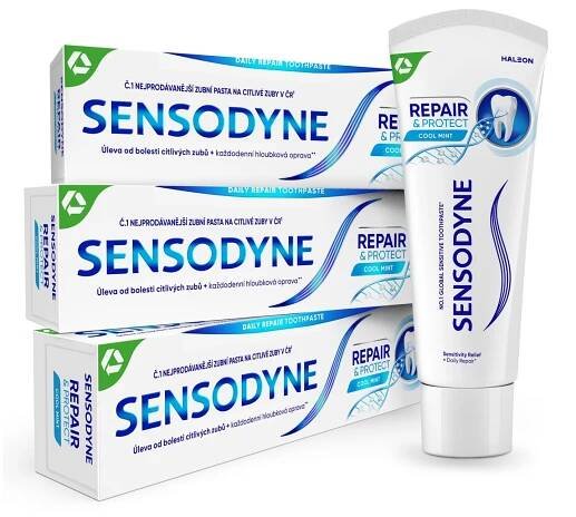 Sensodyne Repair & Protect Cool Mint 3 x 75 ml