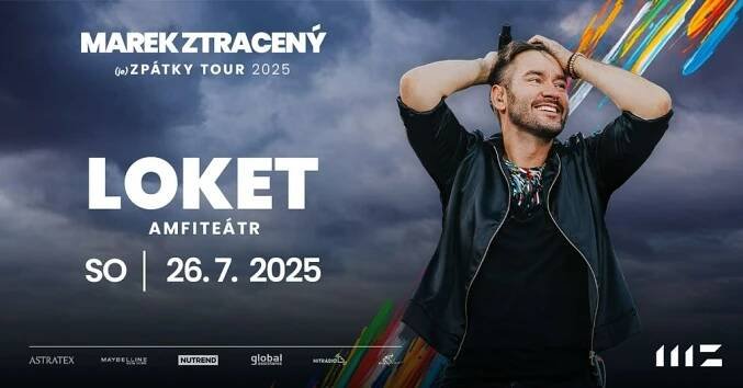 Marek Ztracený je Zpátky tour 2025 - Louny