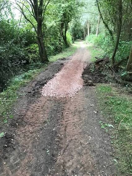 Repair works to path at Abingdon