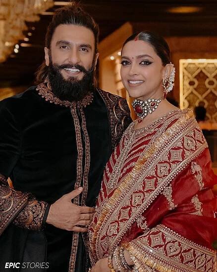 Deepika Padukone and Ranvir Singh At Anant Radhika Wedding Ceremony 