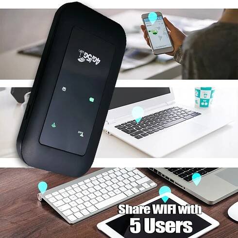 WiFi Repeater Router 4G LTE Zesilovač signálu Network Expander Modem Dongle
