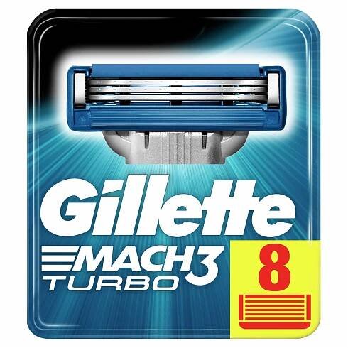 GILLETTE Mach3 Turbo 8 ks