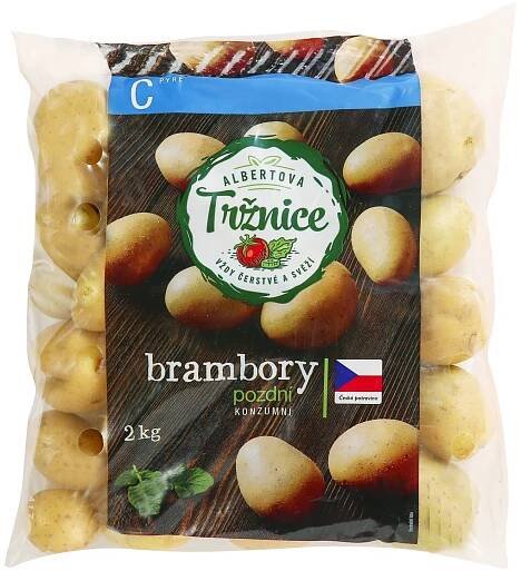 Brambory konzumní pozdní var. typ C