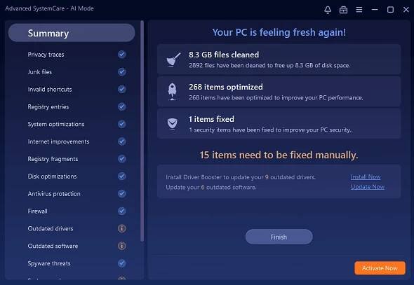 Advanced SystemCare Free Download, Speed up with Advanced SystemCare - IObit