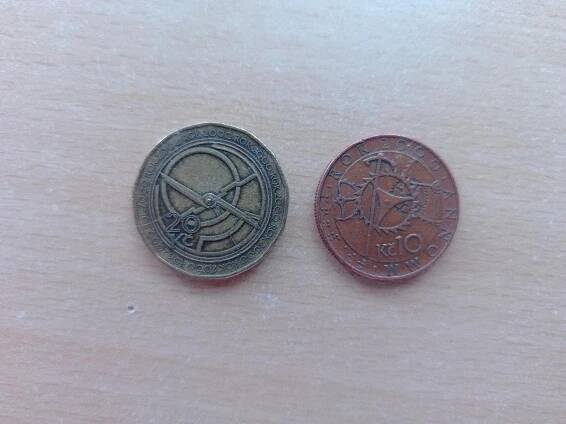 10 a 20 Kč z roku 2000 - Numismatika