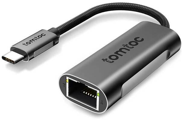 tomtoc adaptér – USB-C (Thundebolt 3) na Gigabit Ethernet