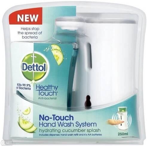 Dettol bezdotykový dávkovač mýdla 250 ml Okurka