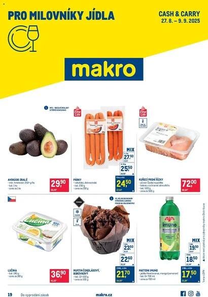  Makro Leták - Pro milovníky jídla od 27.08.2025 - Akce Makro