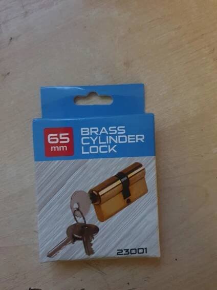 Bezpecnostni Fabka Brass Cylinder Lock NOVA NEROZBALENÁ! - Dům a zahrada