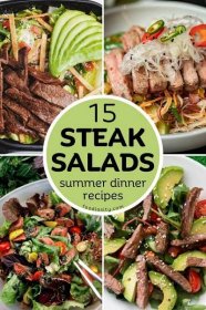 steak salads are the perfect summer dinner