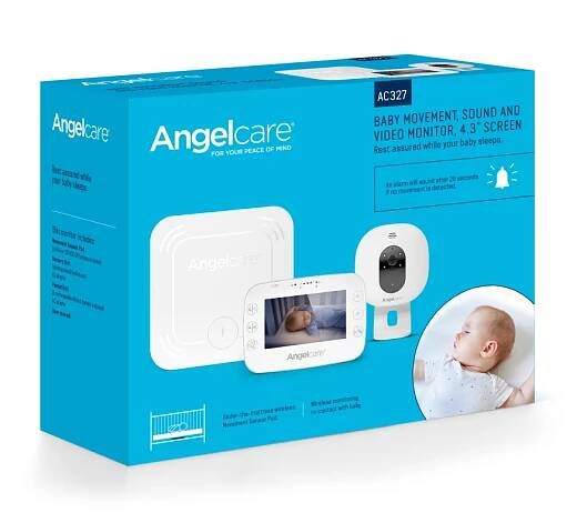 Angelcare AC327 Monitor pohybu dechu a elektronická video chůvička