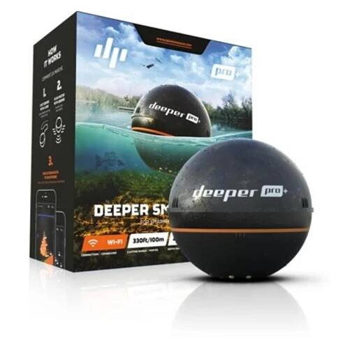 Deeper Pro+ Fishfinder nahazovací sonar WiFi s GPS