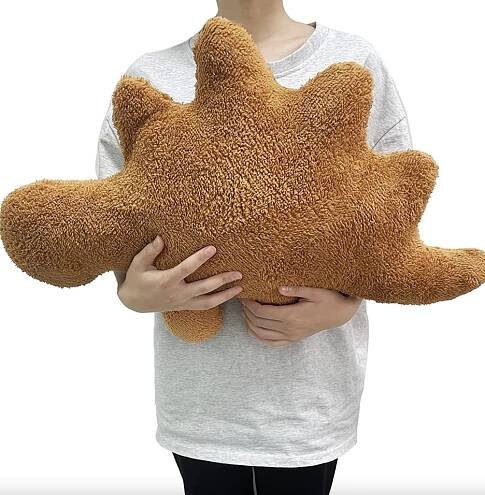 Dinosaur Chicken Nugget Pillow From Amazon