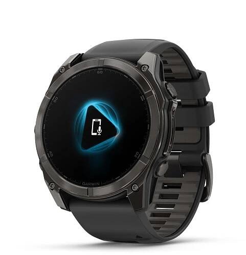 Garmin Fenix 8 AMOLED 51mm, Sapphire Carbon Gray DLC Titanium Black | Hodinky-365.cz