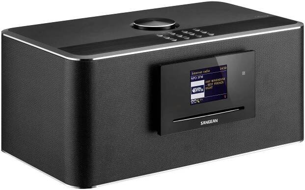 Sangean DDR-75BT stolní rádio DAB+, FM, internetové Wi-Fi, Bluetooth, AUX, CD, DAB+ vč. dálkového ovládání, Spotify, Amazon Music, Qobuz, Napster, Deezer,