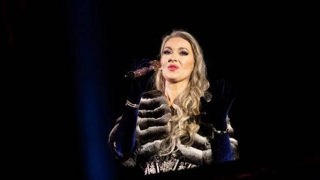 Lenka Graf: Poprvé zazpívala fotbalovým fanouškům