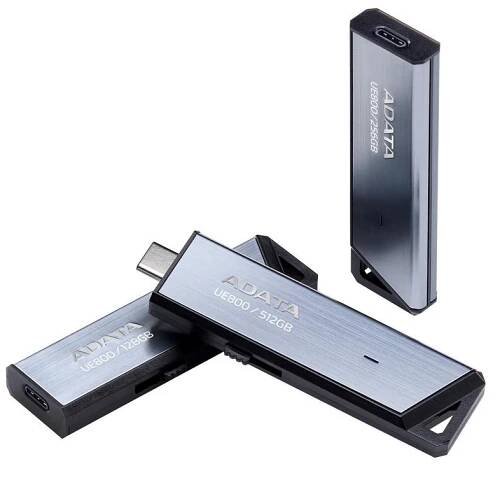 ADATA Flash Disk 1TB UE800, USB 3.2 USB-C, Elite drive, šedá | eD system a.s. 