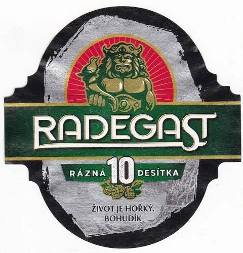 PE Česko - Radegast Nošovice - Pivní etikety