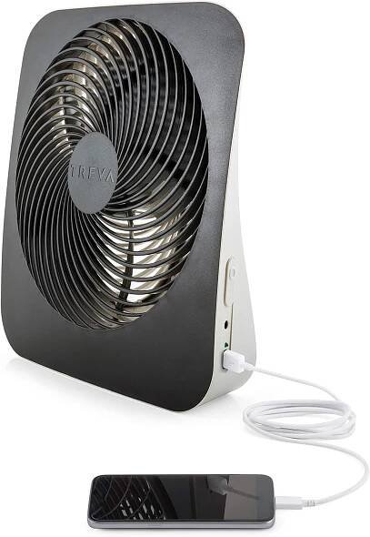 The Best Window Fan Option: O2COOL Treva 10-Inch Portable Battery Powered Fan