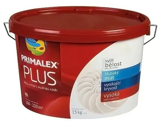 PRIMALEX Plus bílý 15+3kg Bílá 15 + 3 kg
