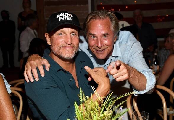 Woody Harrelson and Don Johnson at Apollo in the Hamptons.