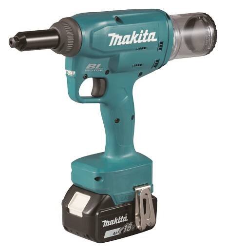 Makita DRV150RFJ - aku nýtovačka Li-ion LXT 18V/3,0 Ah, Makpac
