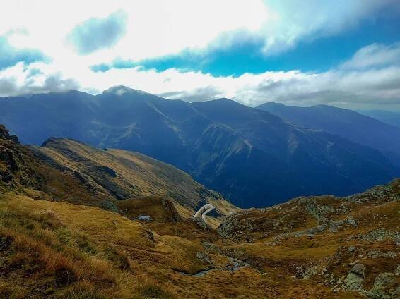 Pohled na jižní trasu Transfăgărășan