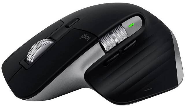 Logitech MX Master 3S For Mac Performance laserová myš, přenos bezdrátový, 7 tlačítko, 8000 dpi, Space Grau