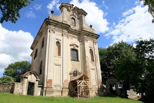 Štolmíř – hřbitovní zeď s bránami – Kolínsko (Cesty a památky)