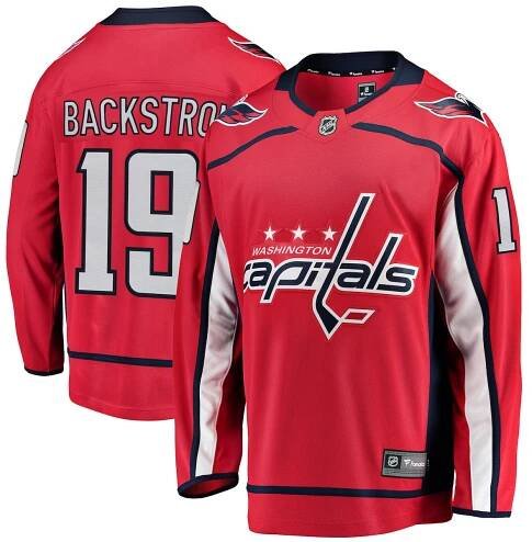 Men's Washington Capitals Nicklas Backstrom Fanatics Red Breakaway Jersey