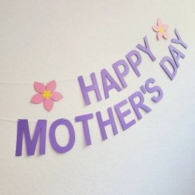 Happy Mother's Day, Happy Mother's Day Banner, Mother's Day Banner, Mother's Day Decorations, Mother's Day Gift, Happy Mother's Day Present image 5