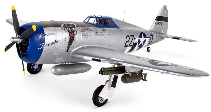 E-flite P-47 Razorback 1.2m BNF Basic with AS3X & SAFE Select