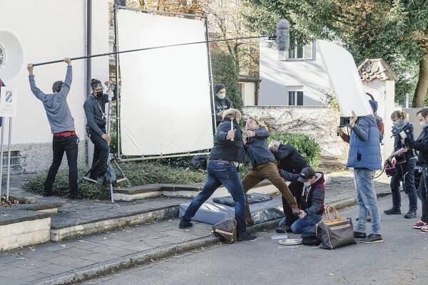 Florian Karlheim - Volejte policii 110 - Frau Schrödingers Katze - Z natáčení