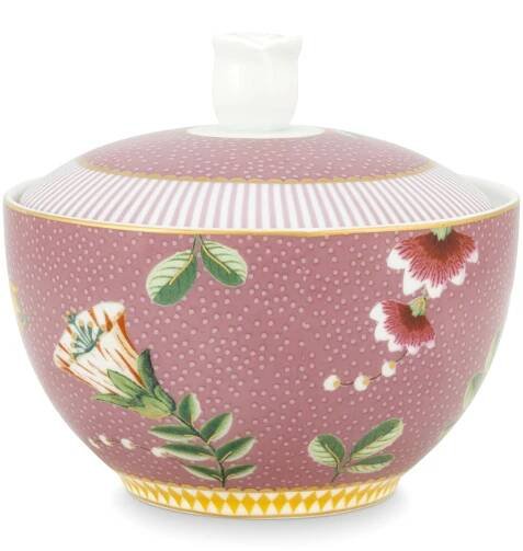 Pip Studio La Majorelle cukřenka 300ml, růžová