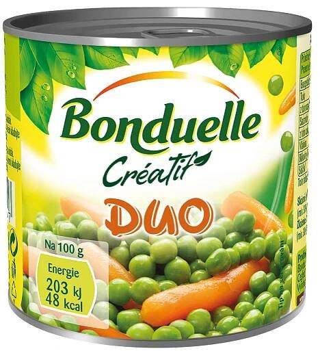 Bonduelle Hrášek + mrkev 400 g - Potraviny