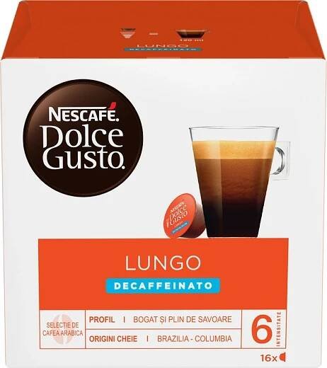 Nescafé Dolce Gusto Lungo Decaffeinato 16 ks