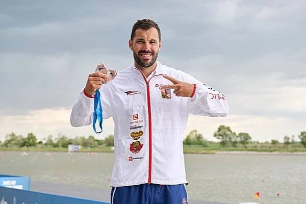 Kajakář Dostál skončil na Světovém poháru v Szegedu třetí i na pětistovce