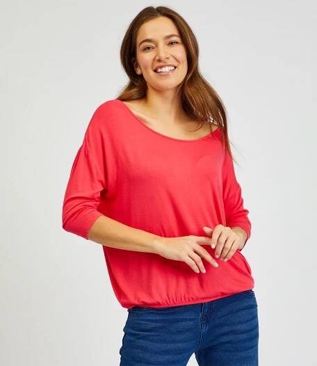 Dámské triko s 3/4 rukávem GLADYS