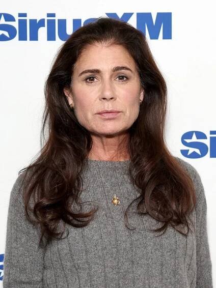 Maura Tierney visits SiriusXM at SiriusXM Studios on March 26, 2024 in New York City