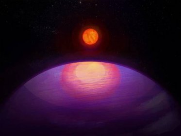 Obří planeta obíhající kolem malého červeného trpaslíka překvapuje vědce, neměla by vůbec existovat