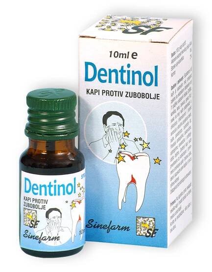 Sinefarm Dentinol kapi protiv zubobolje 10ml