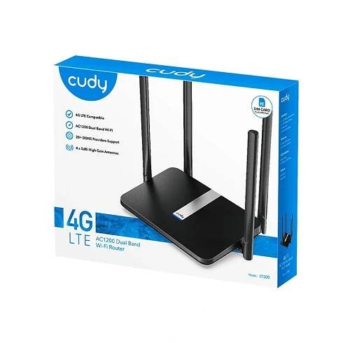 CUDY LT500_EU | Router na SIM kartu, Wi-Fi 5, 4G LTE, MESH Zabudovaný modem 4G LTE