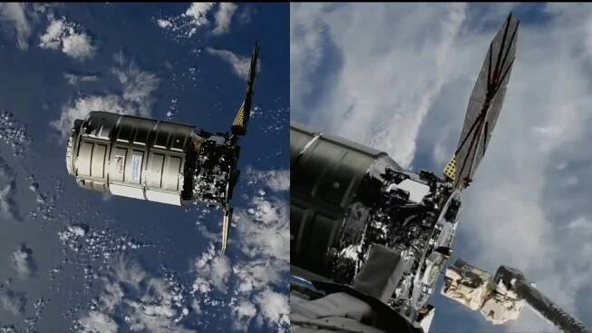 NG-18 S.S. Sally Ride Cygnus capture