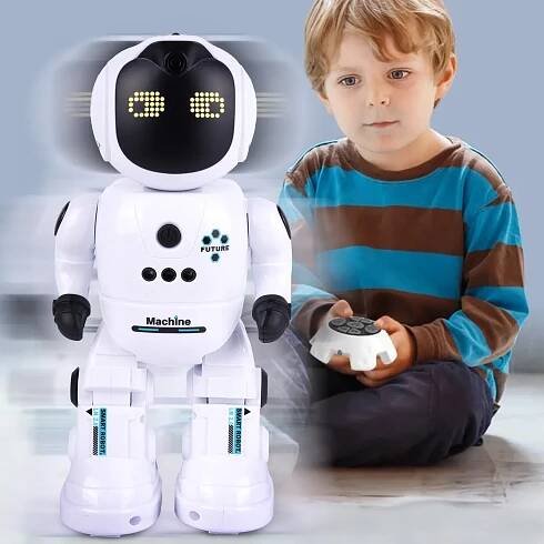 Interaktívny robot chodí a tancuje na diaľku pomocou RC diaľkového ovládania
