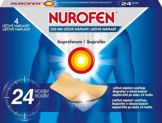 Nurofen Léčivé náplasti 4 ks