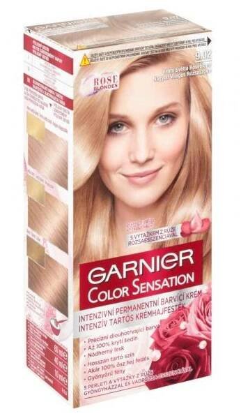 Permanentní barva Garnier Color Sensation 9.02 velmi světlá roseblond